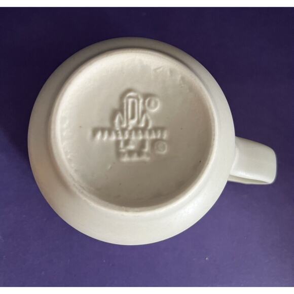 Pfaltzgraff Heirloom (3) Flat Coffee Cups Gray & White Flowers Scalloped - Picture 9 of 9